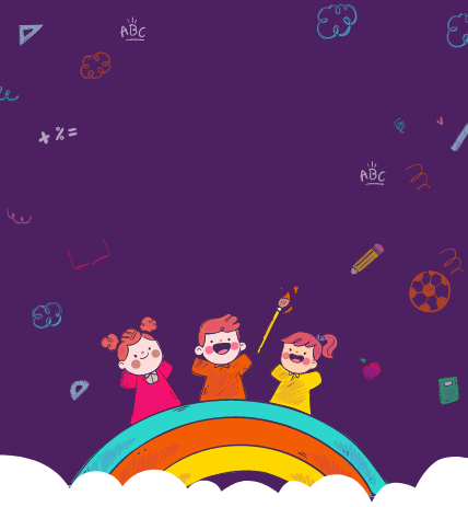 Fundo com crianças brincando